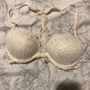 Victoria’s Secret PINK White Lace Bra